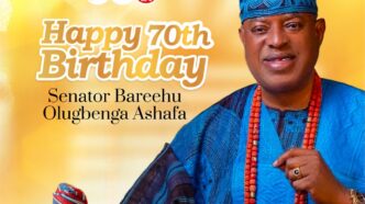 Ikosi-Ejinrin Chairman Hails Senator Gbenga Ashafa at 70