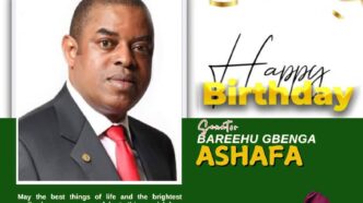Lekki LCDA Chairman, Engr. Rasaki Kasali, Celebrates Sen. Gbenga Ashafa on His Birthday