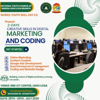 NYCN Lekki Announces New Date for Free Digital Marketing Training for Youths