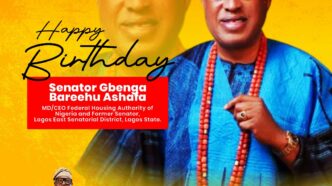 Hon. Olowa Celebrates Senator Gbenga Ashafa on His Birthday