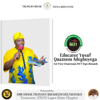 Amb. Ibraheem Ogunbanwo Celebrates Educator Yusuf Quazeem Adegboyega on NUT Elevation