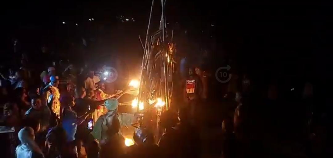 Oke-Oba, Popo Oba Descendants Light Fifth Etufu in Honour of King Kosoko