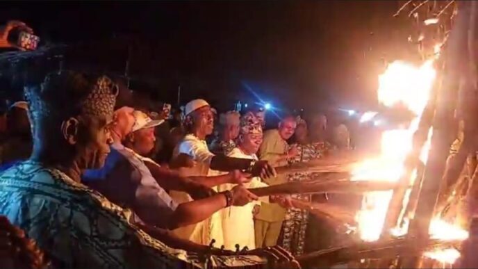 Isale Agoro Ignites Unity with Sixth Etufu Lighting at Kayokayo 2025