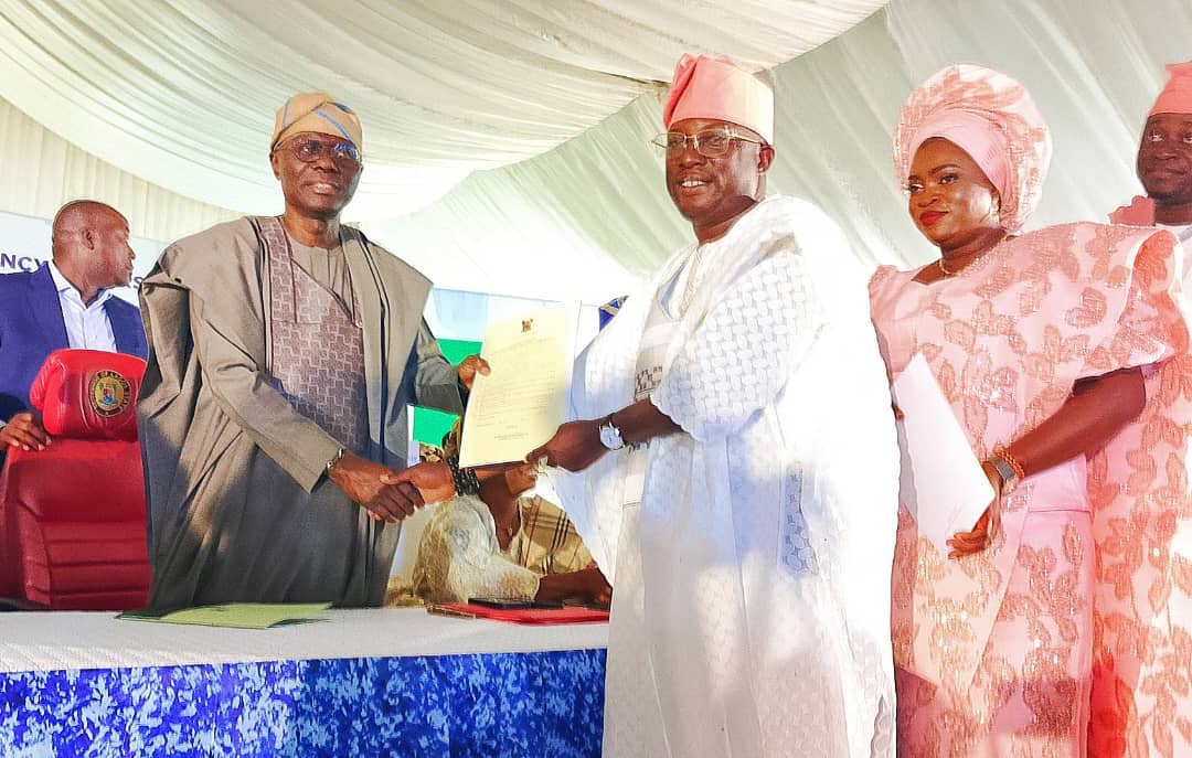Engr. Rasaki Bamidele Kasali Receives Certificate of Office, Sworn In as Chairman of Lekki LCDA