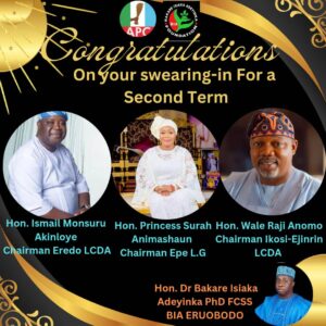 Renewed Mandate for Epe LGAs Chairmen Sparks Hope for Grassroots Development