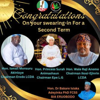Renewed Mandate for Epe LGAs Chairmen Sparks Hope for Grassroots Development