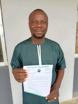 Hon. Oniga Kazeem Appointed Chairman of County Board of Municipal for Epe Local Government