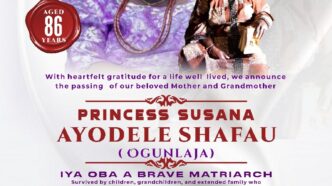 Princess Susana Ogunlaja, Respected Matriarch of Odo Noforija, Passes On at 86