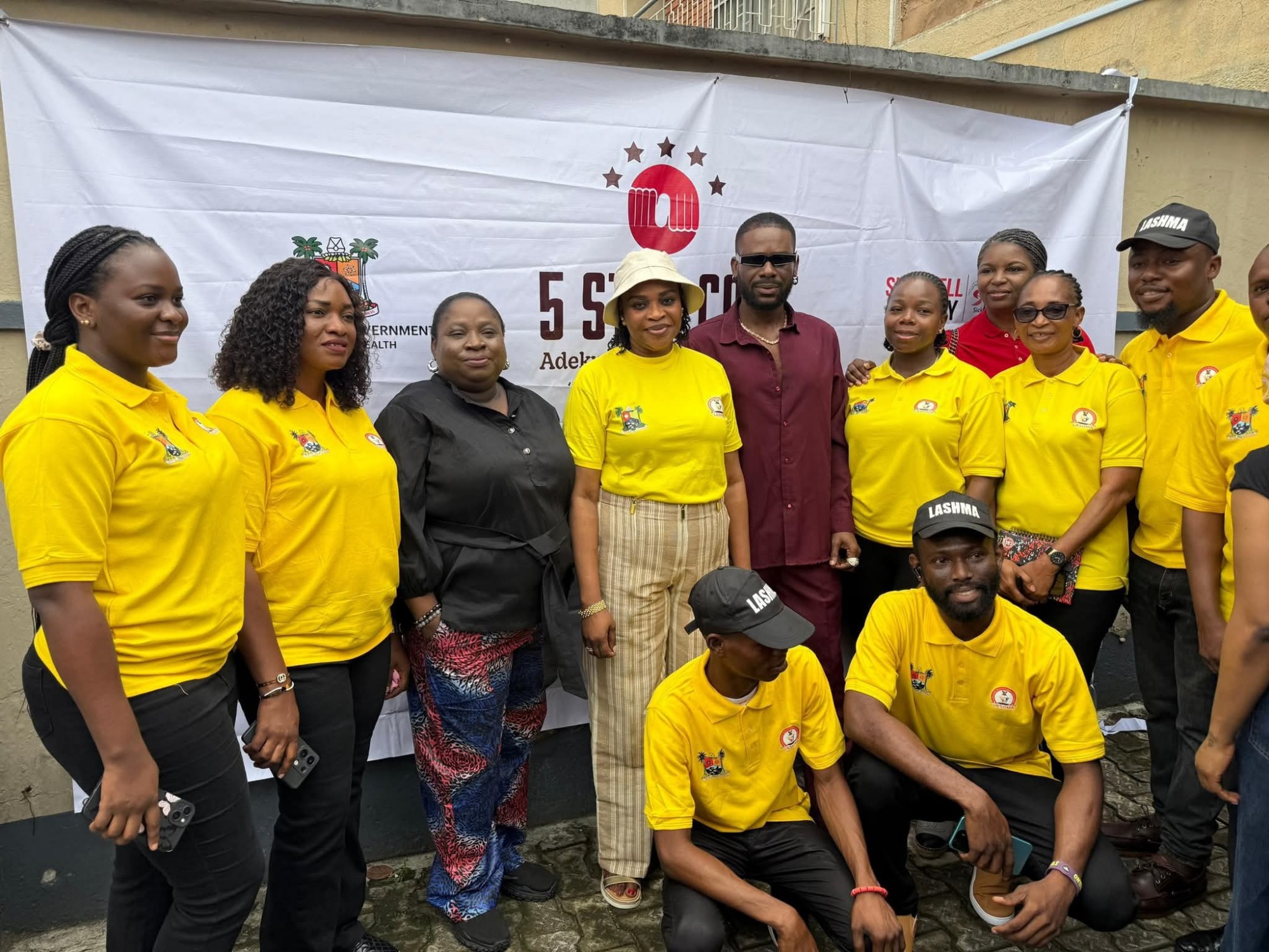 Adekunle Gold, Rabiu Olowo Partner with LASHMA to Enrol 13,500 Sickle Cell Warriors and Families on ILERA EKO