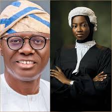 Sanwo-Olu Praises Law School Star Maryam Lawal for Outstanding Academic Achievements