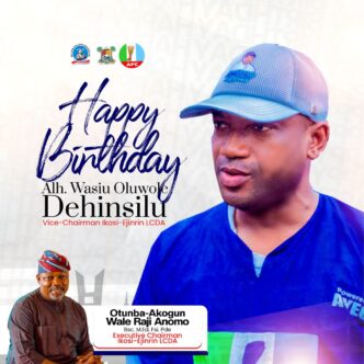Ikosi-Ejinrin LCDA Chairman Celebrates Vice Chairman Alhaji Wasiu Dehinsilu on His Birthday
