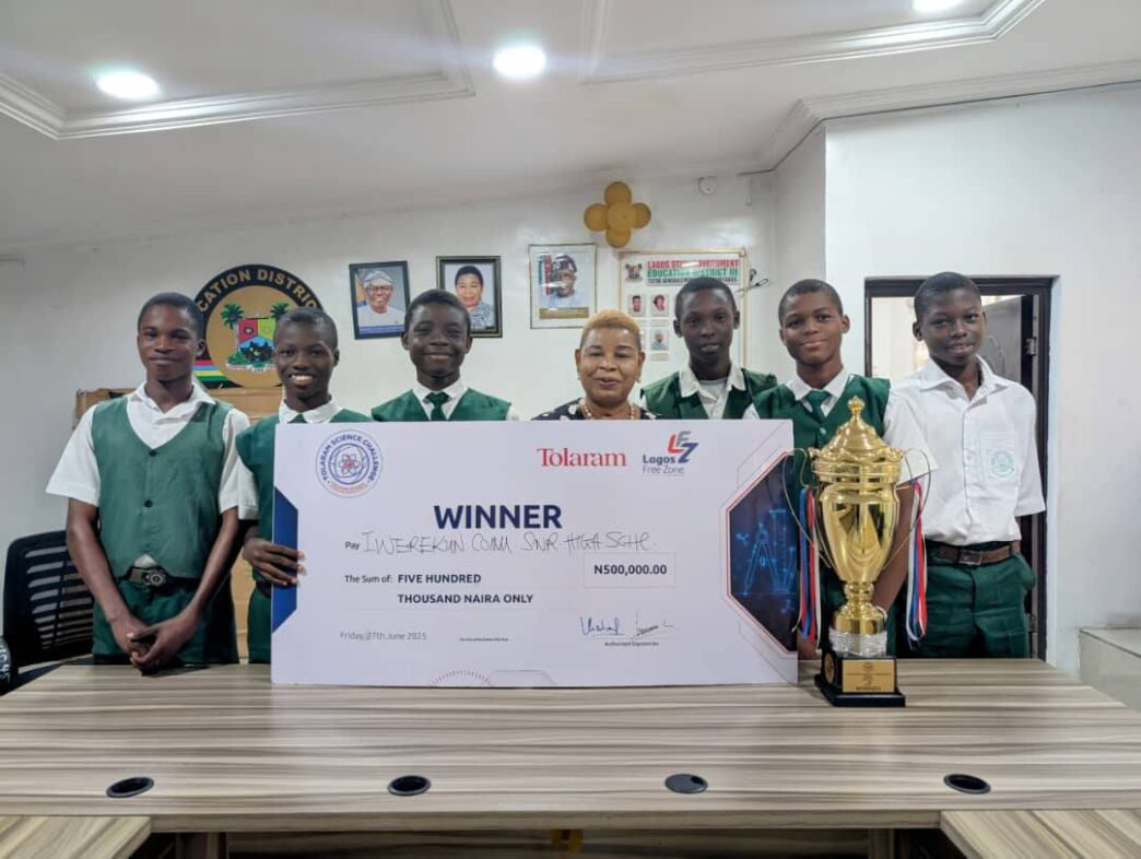 Iwerekun Community Senior High Shool Wins Tolaram Science Challenge for Second Consecutive Year