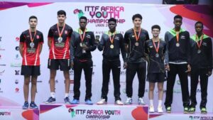 Kuti Mathew, AbdulFatai AbdulBasit Shine at ITTF Africa Youth Championship