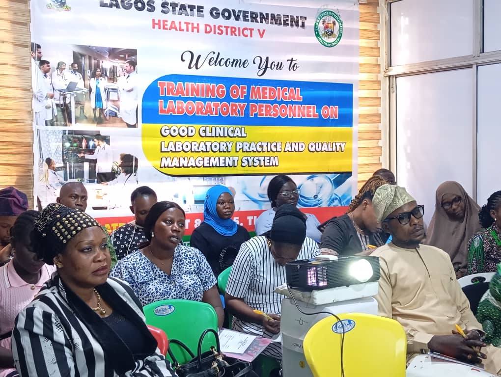 Permanent Secretary Lagos Health District V, Asiyanbi Calls for Collaboration Among Medical Lab Professionals