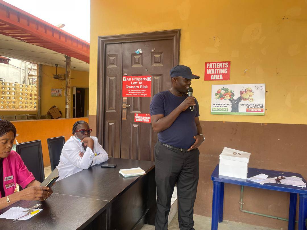 Somolu General Hospital Staff Trained on Fire Safety, Wellness, and Health Insurance Awareness