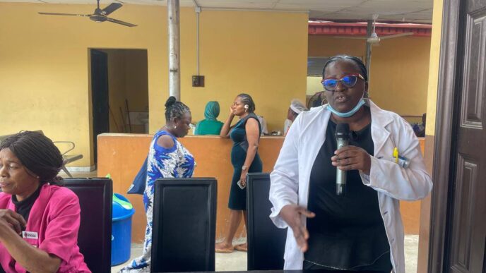 Somolu General Hospital Staff Trained on Fire Safety, Wellness, and Health Insurance Awareness