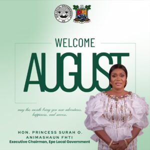Epe Local Government Chairwoman Kicks Off New Term with Vision of Renewed Hope and Accelerated Progress in August