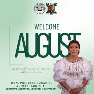 Epe Local Government Chairwoman Kicks Off New Term with Vision of Renewed Hope and Accelerated Progress in August