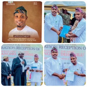 Ikosi-Ejinrin LCDA Chairman Appoints Hon. Jayesimi Ibraheem as Chief of Staff in First Key Move of Second Term