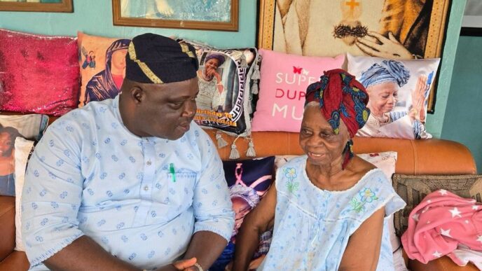 Eredo LCDA Chairman Hon. Ismail Monsuru Akinloye Pays Courtesy Visit to Former First Lady Lady Doja Otedola Seeking Blessings for Second Term