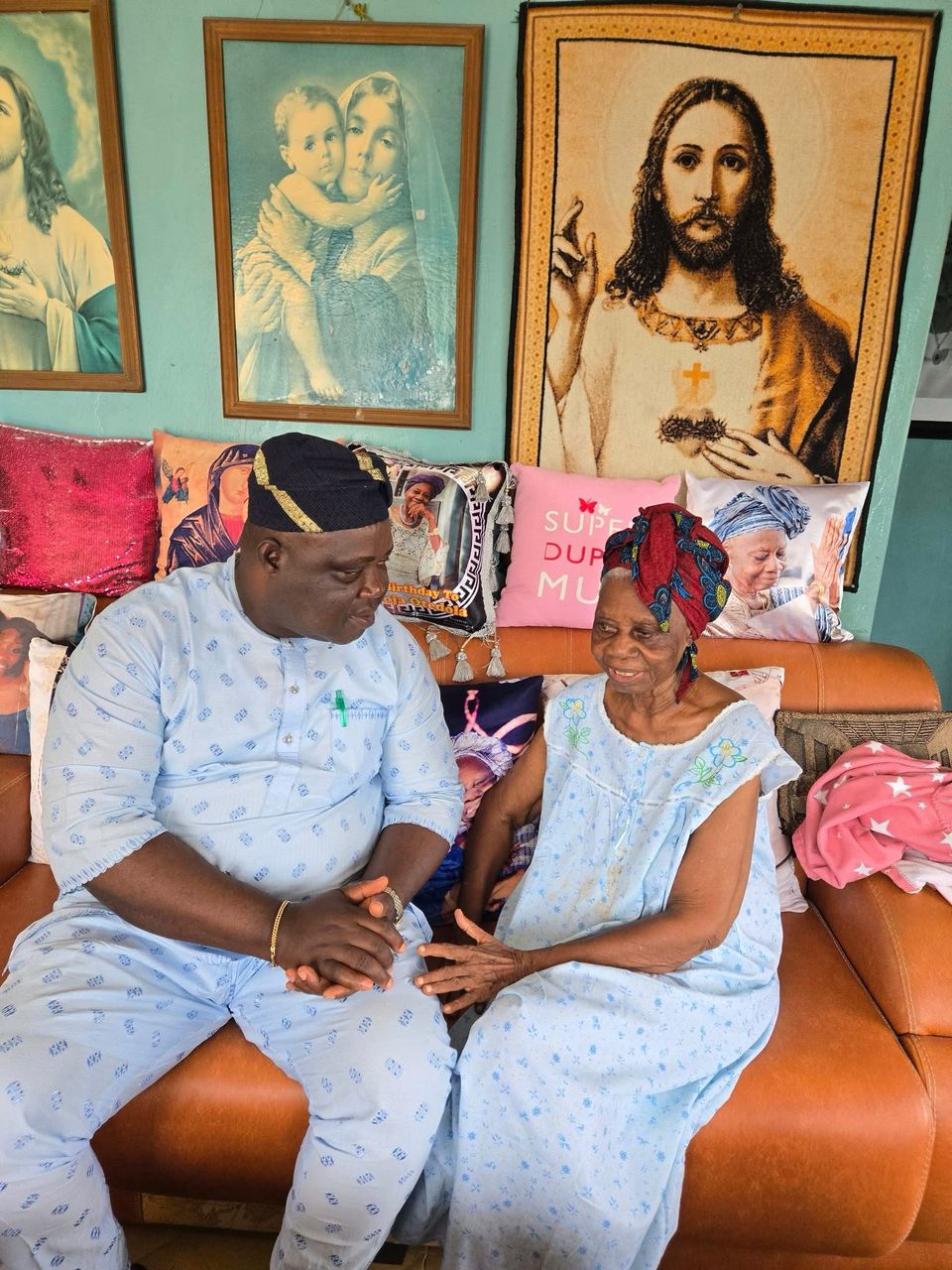 Eredo LCDA Chairman Hon. Ismail Monsuru Akinloye Pays Courtesy Visit to Former First Lady Lady Doja Otedola Seeking Blessings for Second Term