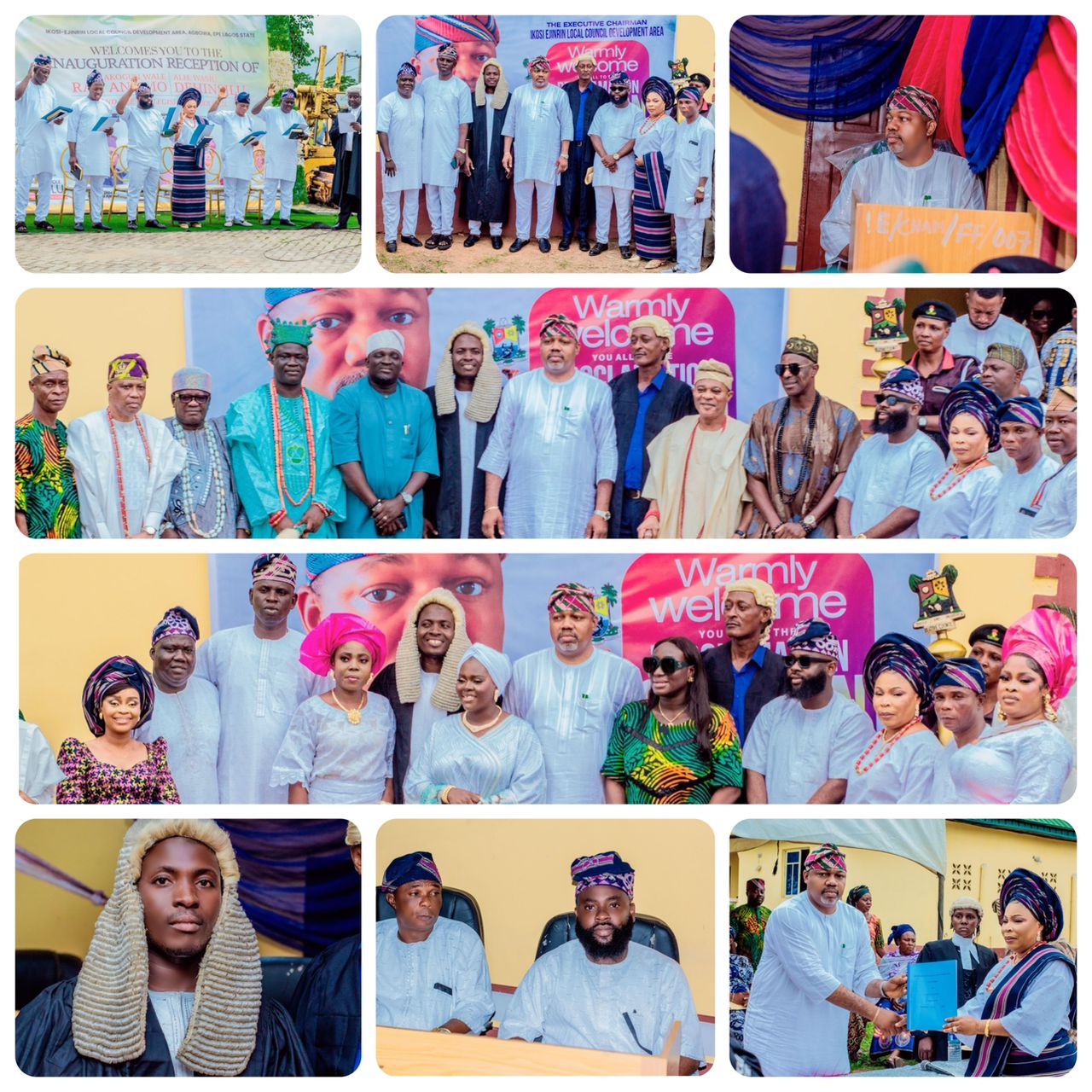 Agbowa Welcomes New Legislative Council as Otunba Anomo Inaugurates 6th Ikosi-Ejinrin LCDA Assembly