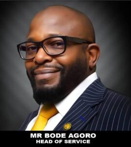 Lekki LCDA Pays Tribute to Lagos State Head of Service