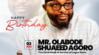 Lagos Honours a True Statesman, Head of Service, Mr. Olabode Shuaeed Agoro,