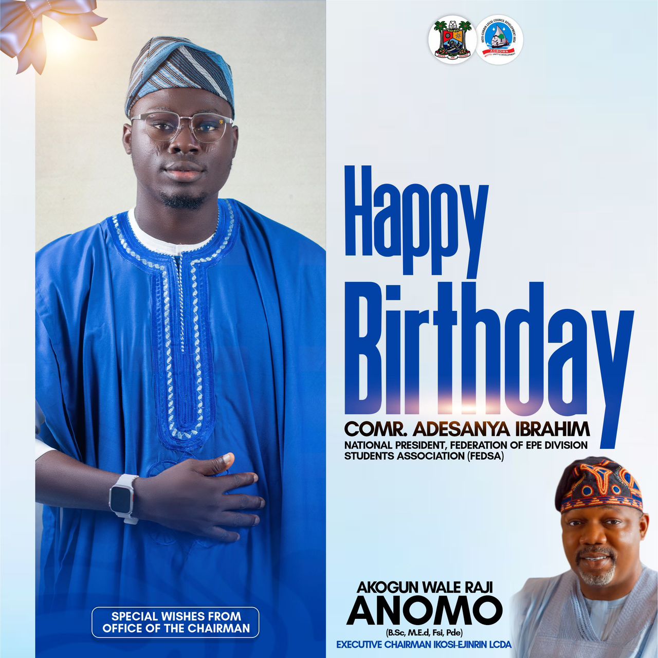Epe Division Celebrates Student Leader, Comrade Adesanya Ibrahim on His Birthday