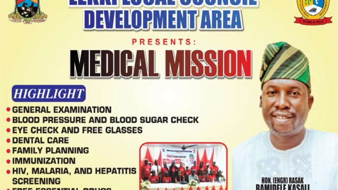 Free Medical Mission to Hold in Lekki LCDA on August 7