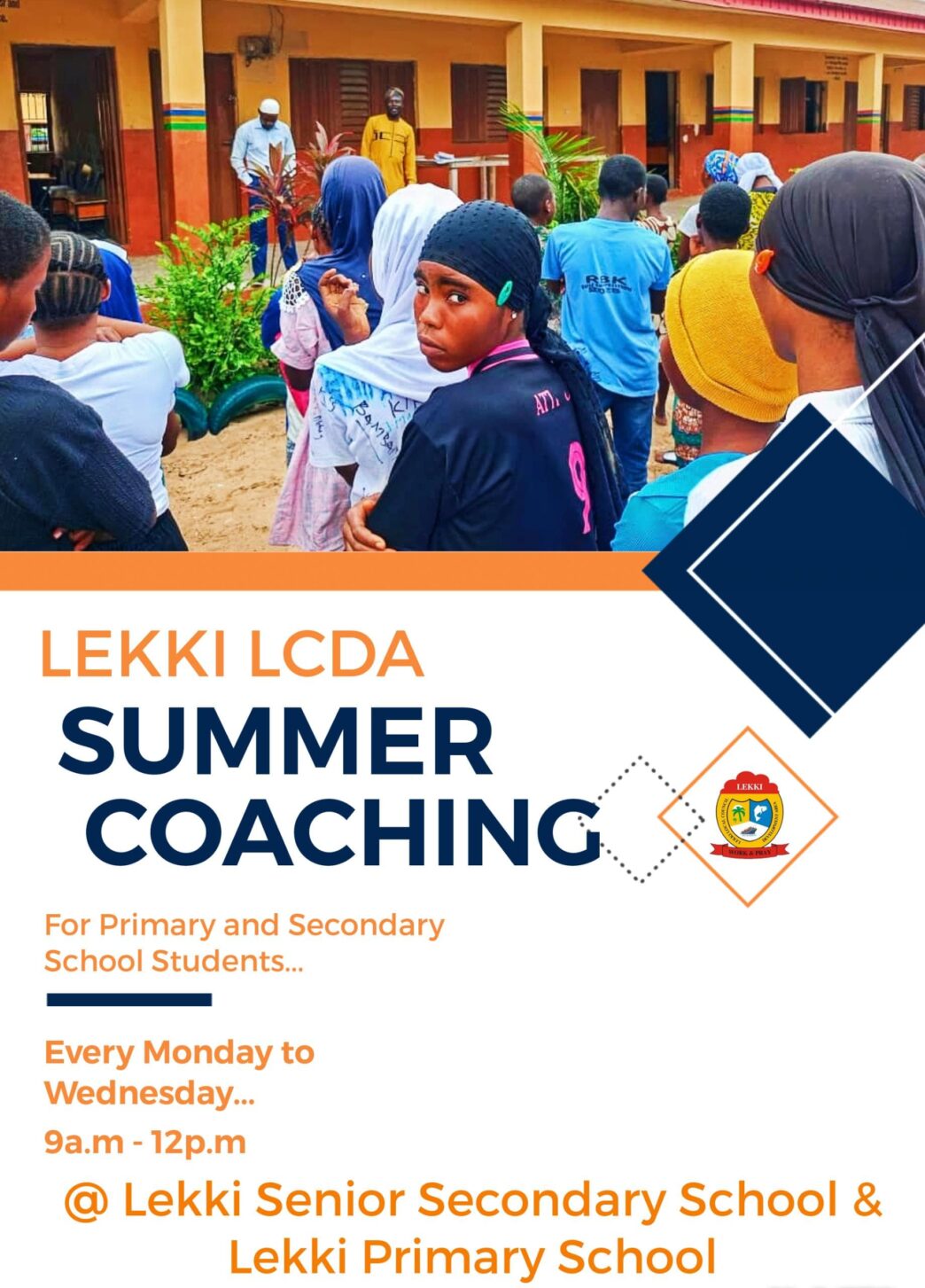 Lekki LCDA Launches Free Summer Coaching Programme for Students