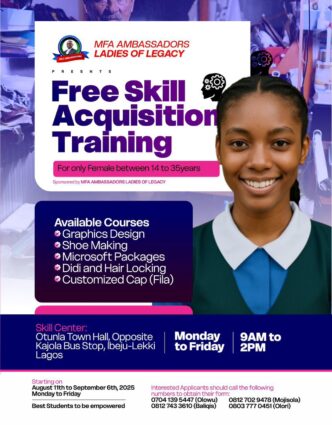 MFA Ambassadors Ladies of Legacy Launch Free Skill Acquisition Program for School Girls on Holiday