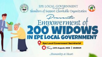 Epe LGA Set to Empower 200 Widows with Groundbreaking Support Initiative