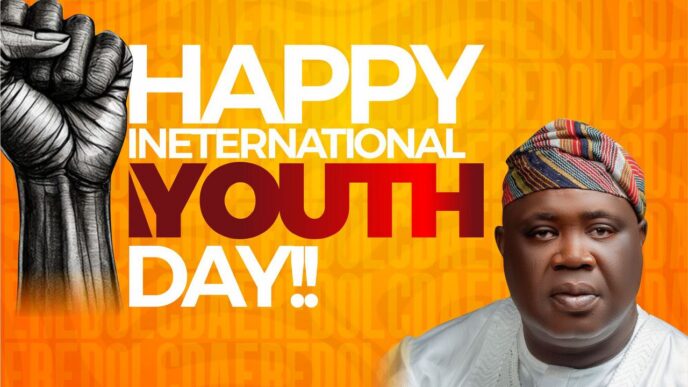 Eredo LCDA Chairman, Hon. Akinloye, Celebrates Youth on International Youth Day