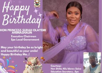 Epe Education Authority Hails Princess Surah Animashaun on Birthday