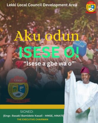 Lekki LCDA Chairman, Engr. Rasaki Kasali, Felicitates Traditional Worshippers on Isese Day