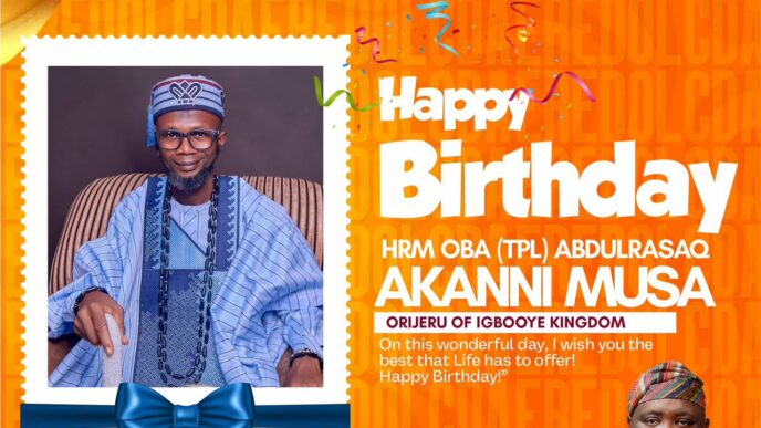 Eredo LCDA Chairman Celebrates Orijeru of Igbooye Kingdom on Birthday