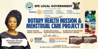 Rotary Health Mission, Menstrual Care Project 2 Kicks Off in Epe