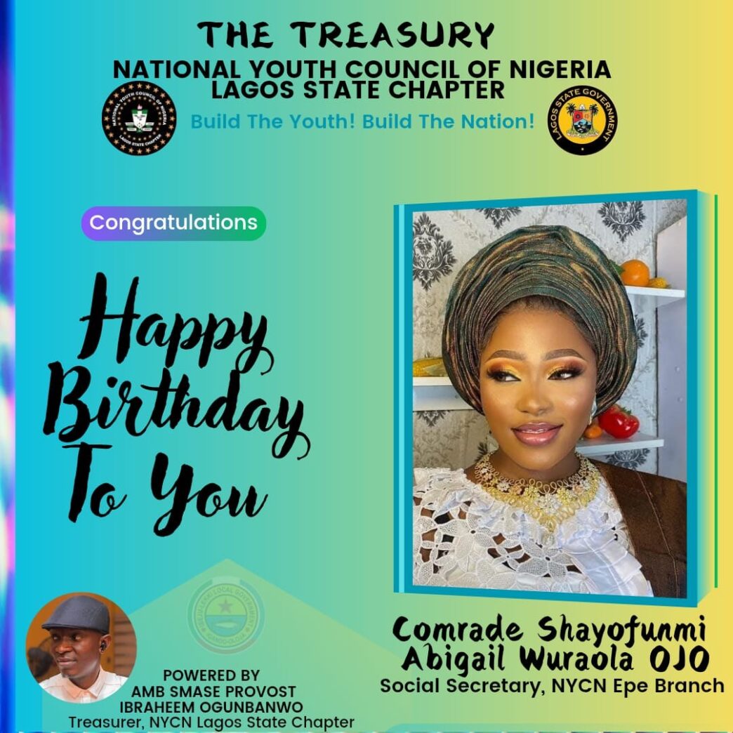 Epe NYCN Celebrates Comrade Shayofunmi Ojo for Her Impactful Leadership