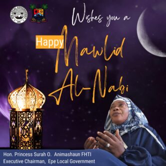 Epe Council Leader Celebrates with Muslims on Eid-el-Maulud