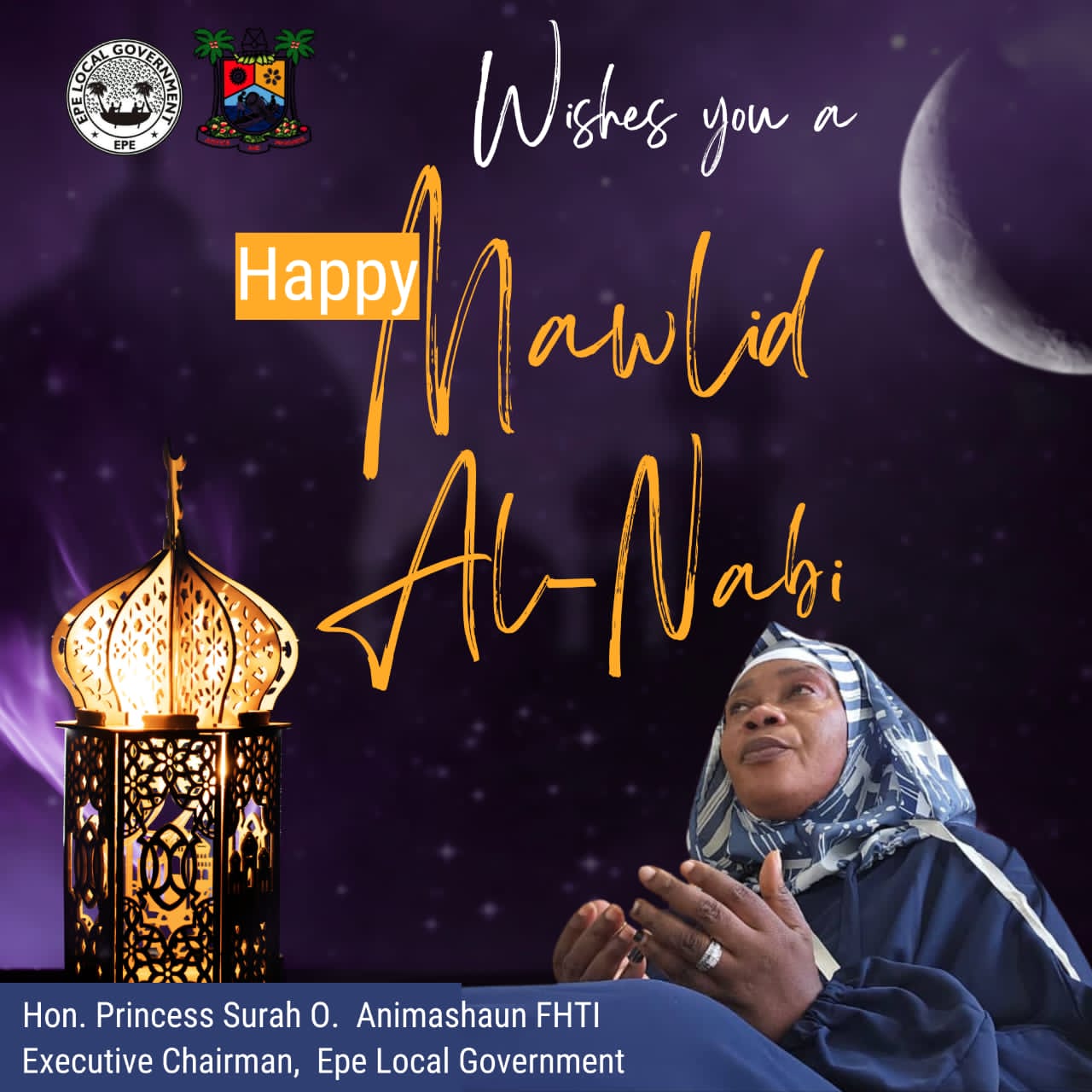 Epe Council Leader Celebrates with Muslims on Eid-el-Maulud