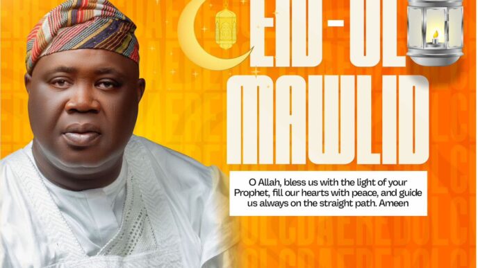 Eredo LCDA Chairman, Hon. Ismail Akinloye, Felicitates Muslims on Eid-ul-Mawlid