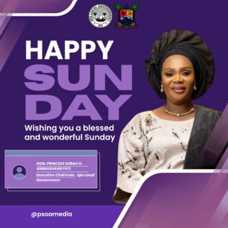 Epe Chairman, Princess Surah Animashaun, Sends Heartfelt Message on First Sunday of September