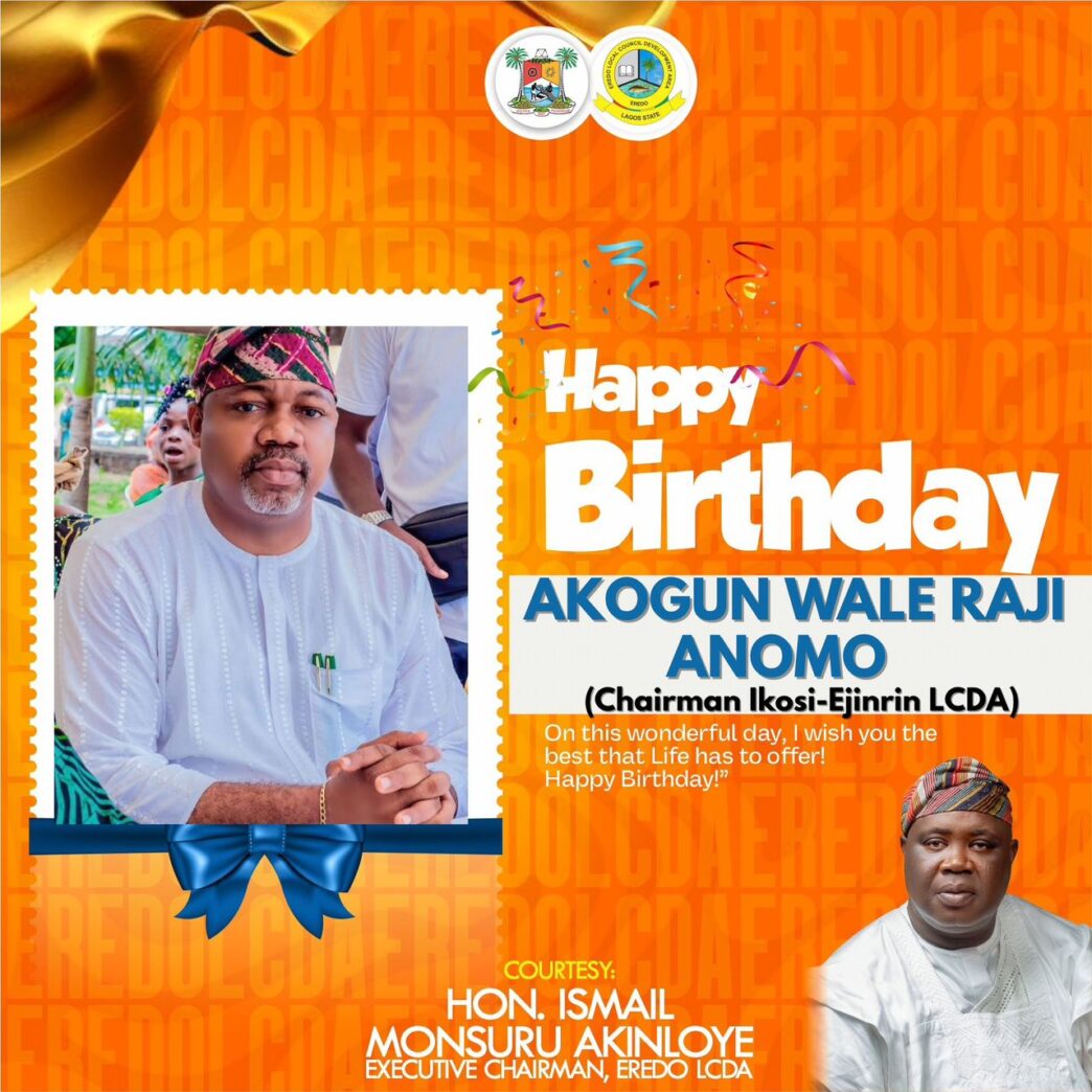 Eredo LCDA Chairman, Hon. Ismail Akinloye, Felicitates with Ikosi-Ejinrin Chairman, Akogun Wale Anomo, on Birthday