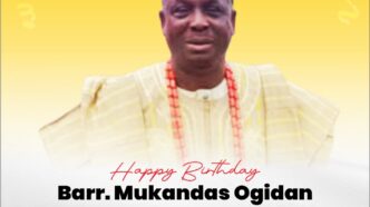 Ibeju-Lekki LG Chairman Celebrates Hon. Mukandasi Olaitan Ogidan on His Birthday