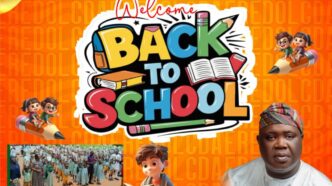 Hon. Akinloye Flags Off New School Session With Learning Materials for Pupils