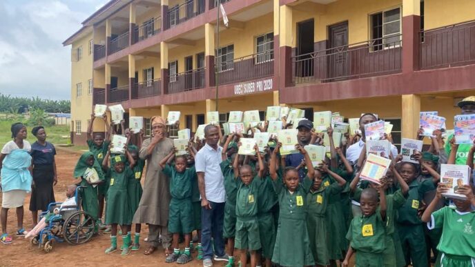 Ikosi-Ejinrin Pupils Get Free Exercise Books as LCDA Kicks Off ‘Back to School’ Initiative