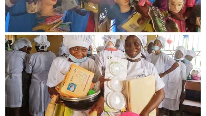 Wife of Lekki LCDA Chairman Donates Equipment to Support Students’ Skill Acquisition Training