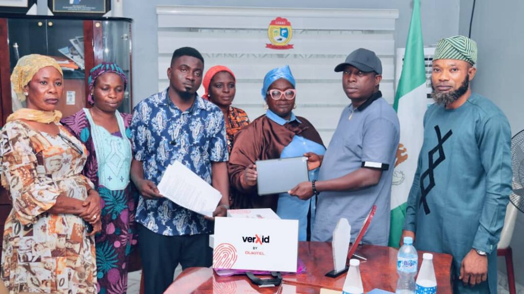 Lekki LCDA Boss Flags Off E-Birth Registration, Hands Over Gadgets to NPC