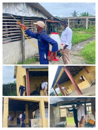 Lekki LCDA Fumigates Ebute Lekki, Okunraye to Boost Public Health and Sanitation